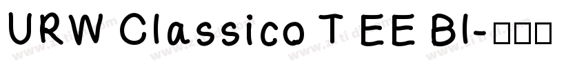 URW Classico T EE Bl字体转换